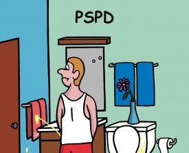 Post sex peeing disorder effects millions of men, and many women are not even aware of this affliction. Guys are just good at cleaning things up!