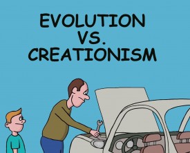 Evolution and creationism are two opposing view points. What's a child suppose to believe when parents answer the same question in different ways?